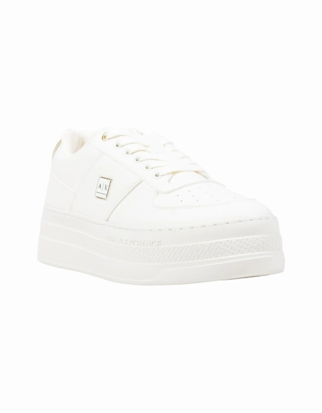 Platform Lace-Up Sneakers Women - White