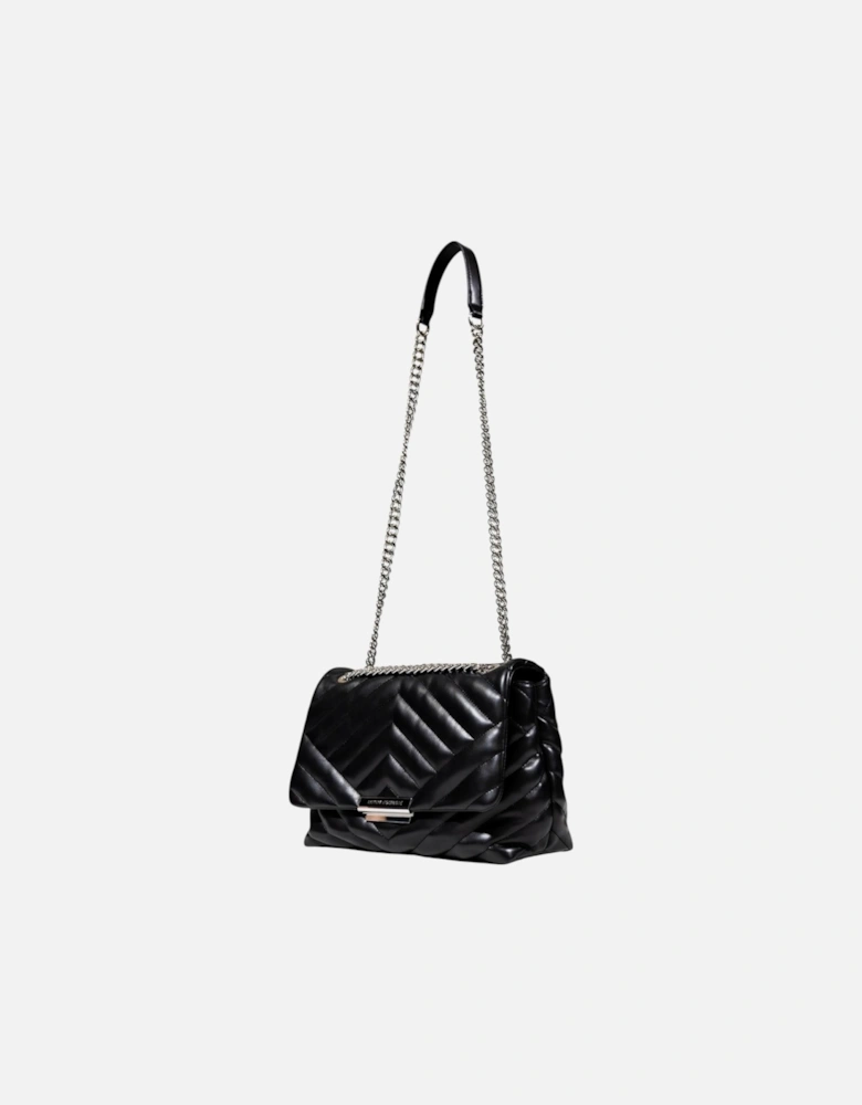 Shoulder Bag with Inside Pockets Women - Black