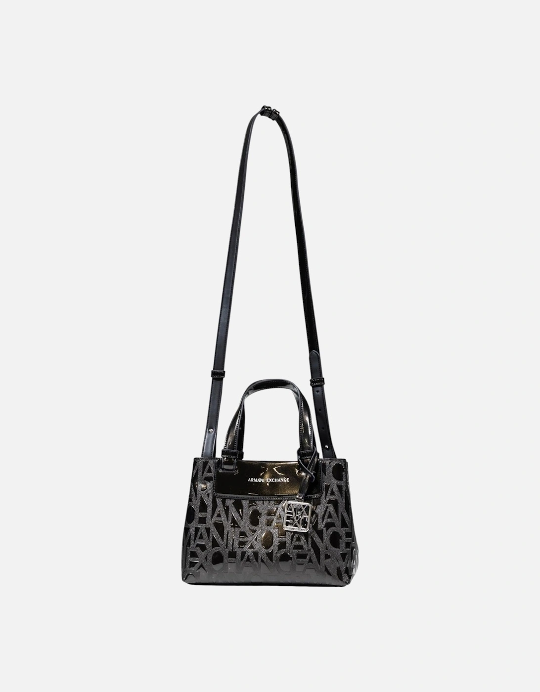 Handbag with Print and Shoulder Strap Women - Black Bags, 4 of 3