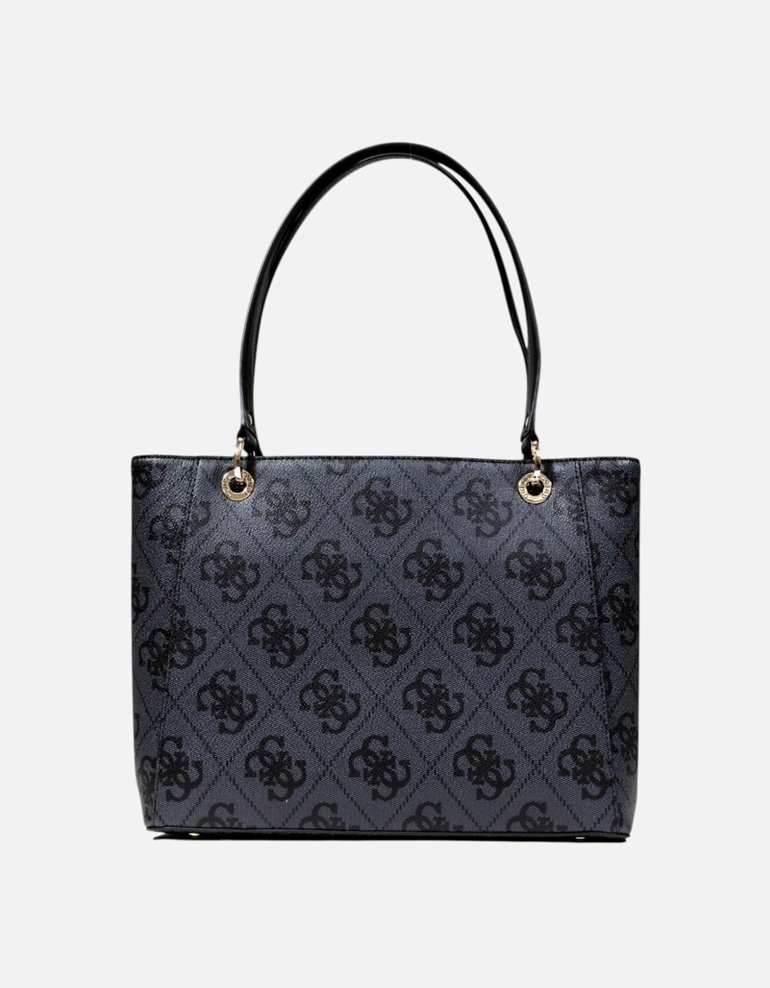 Printed Handbag with Zip Fastening Women - Grey Bags