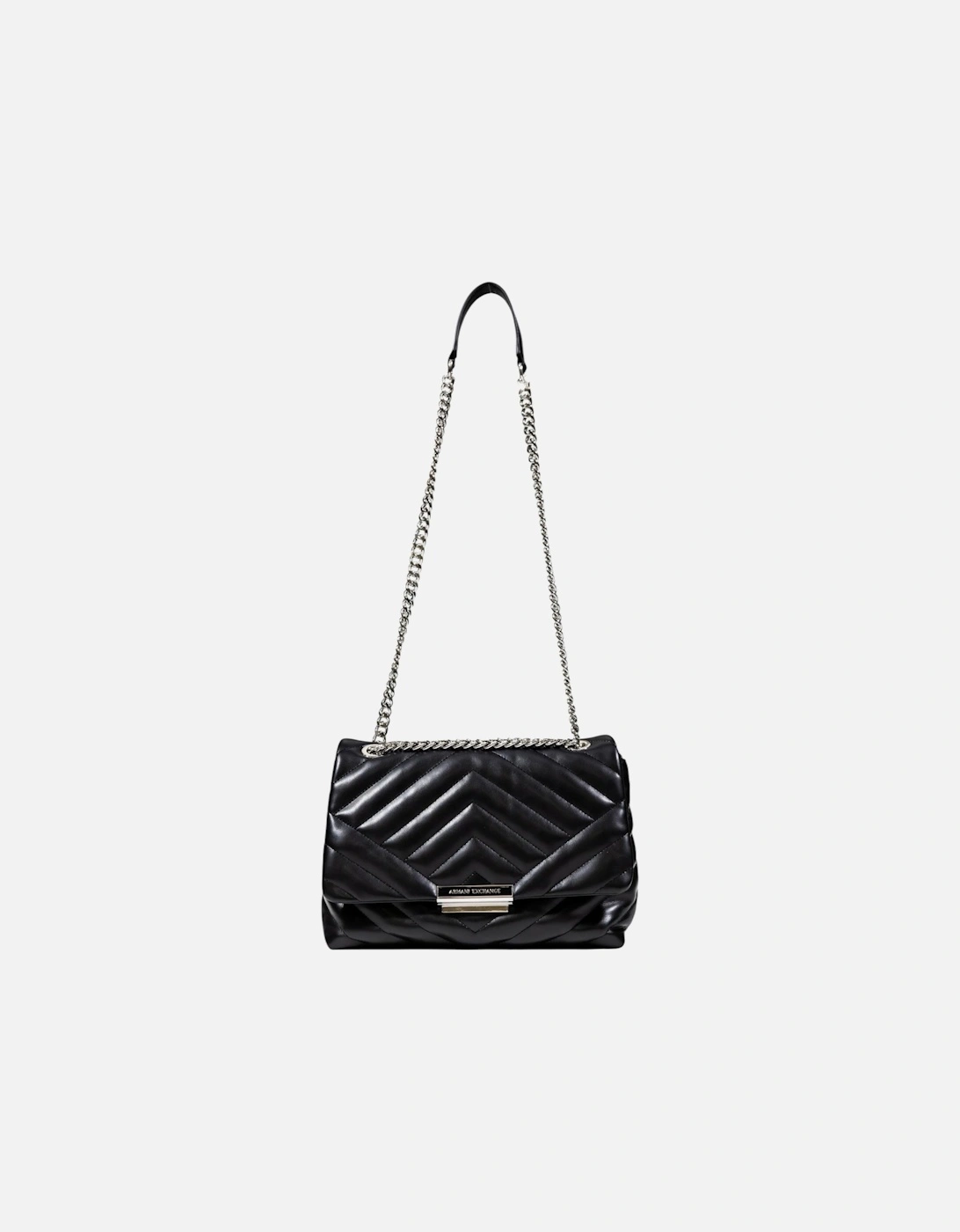 Shoulder Bag with Inside Pockets Women - Black, 4 of 3