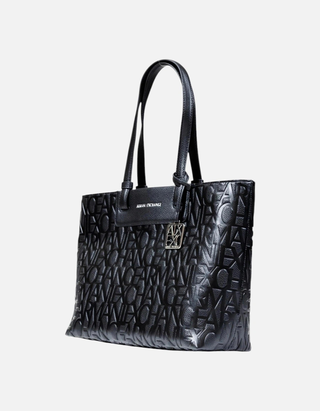 Printed Handbag with Inside Pockets Women - Black Bags