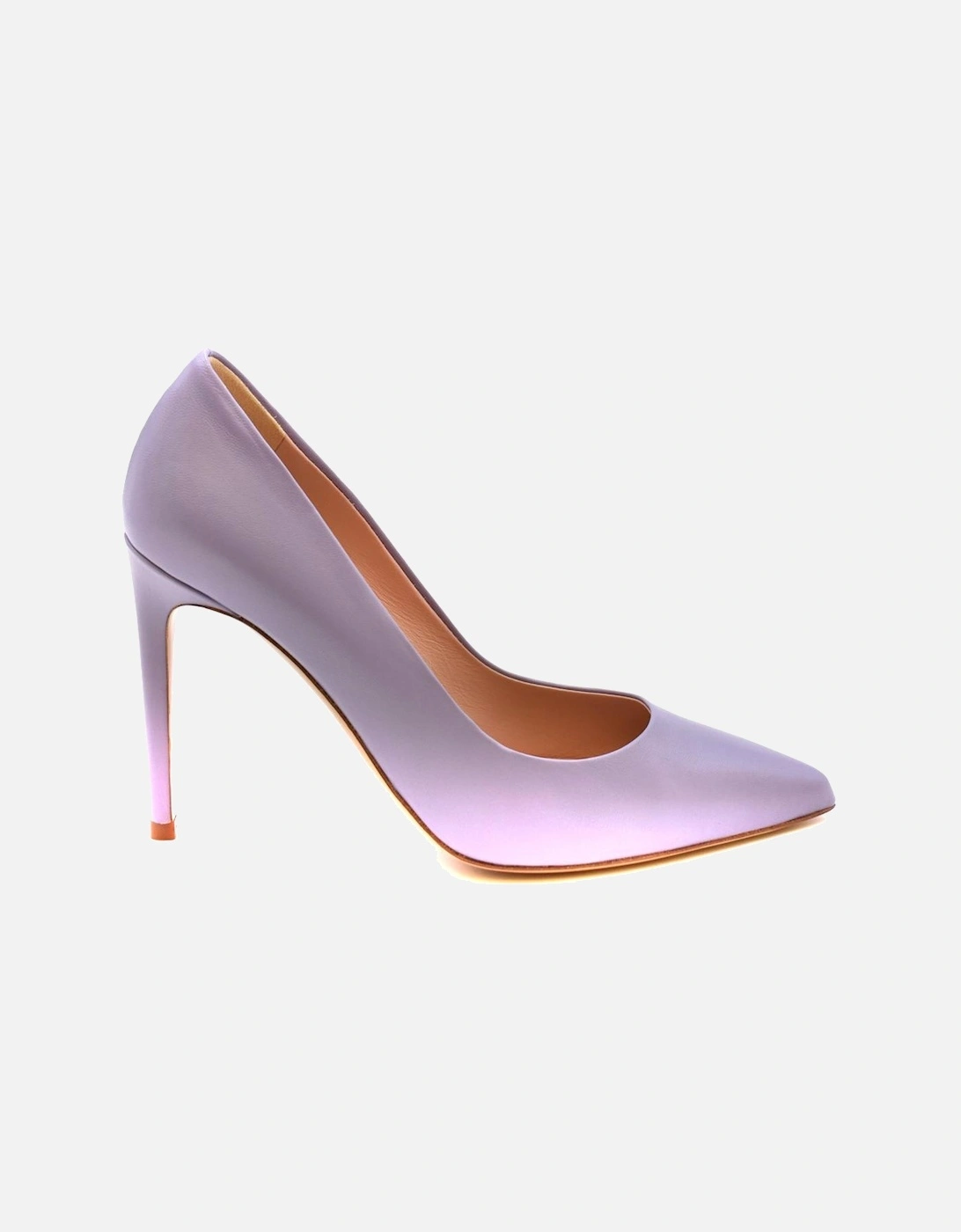 Lilac Leather Stiletto Pumps Women - Liliac Heels, 4 of 3