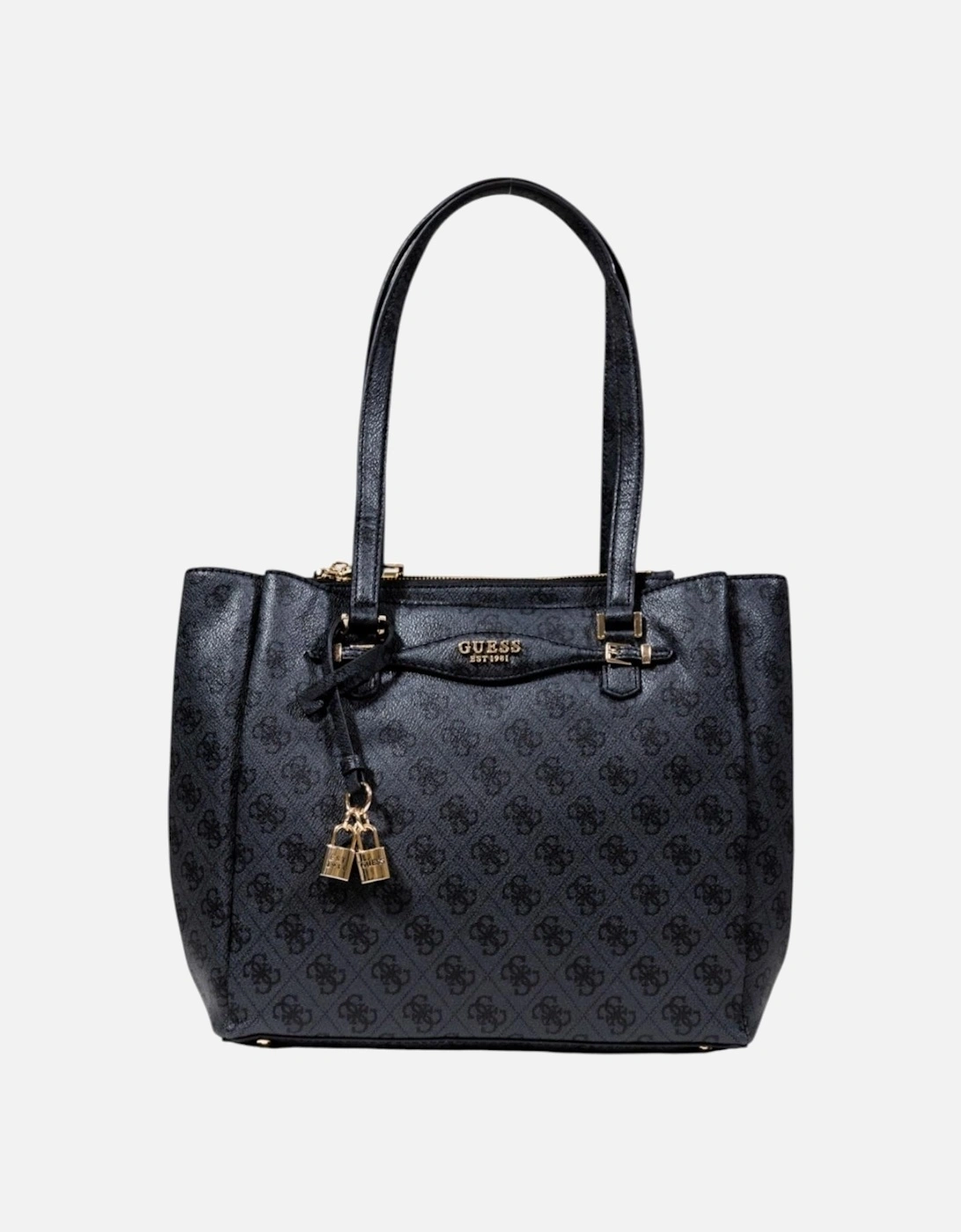 Handbag with Zip and Multiple Pockets Women - Black Bags, 4 of 3