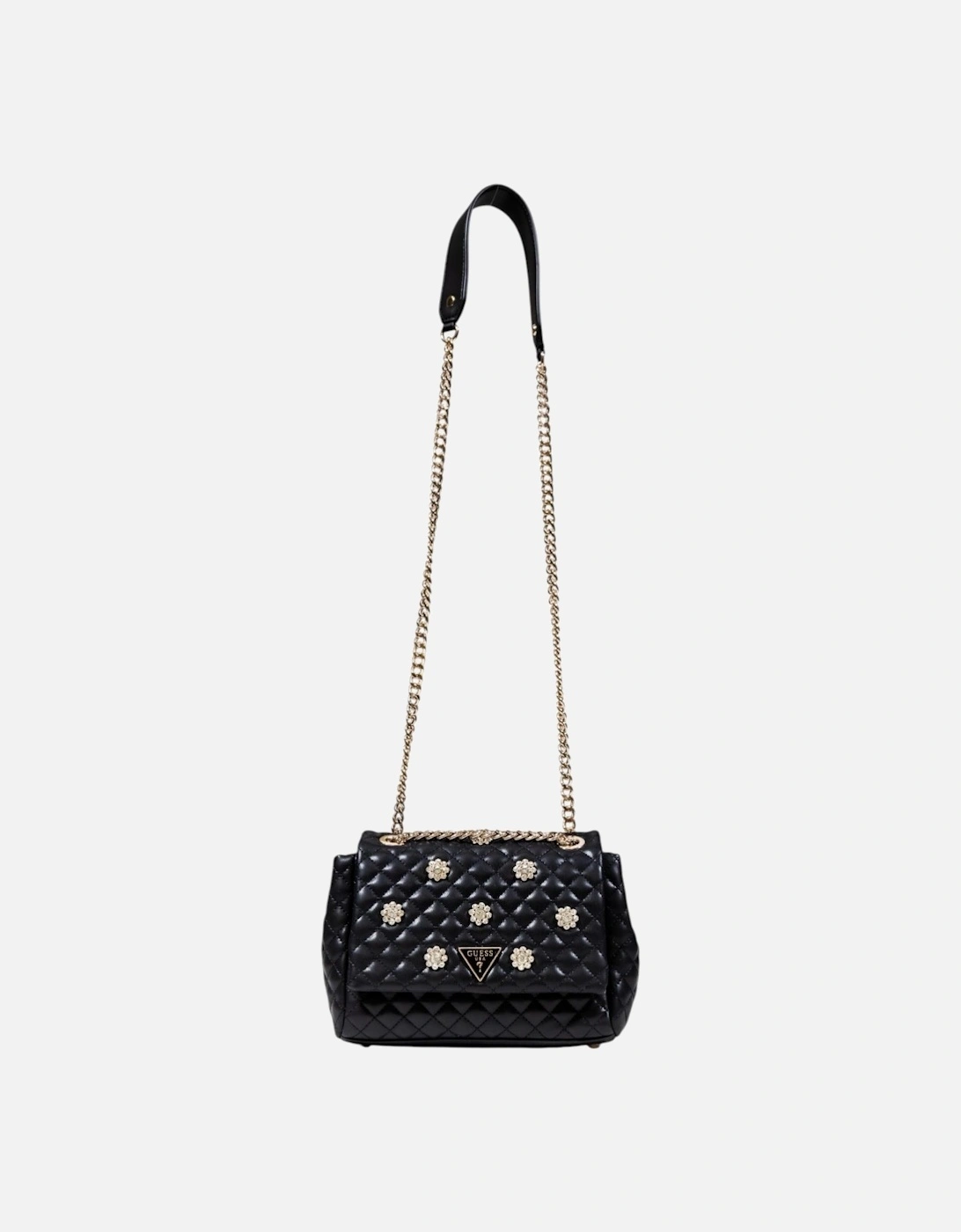 Shoulder Bag with Automatic Fastening Women - Black, 4 of 3