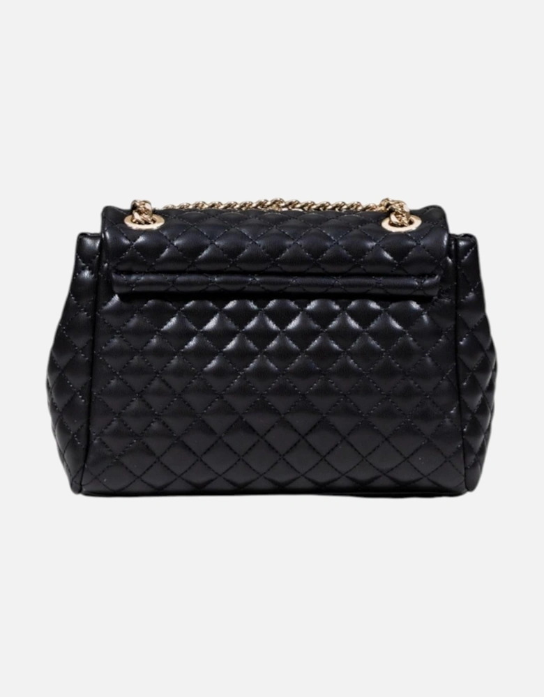 Shoulder Bag with Automatic Fastening Women - Black