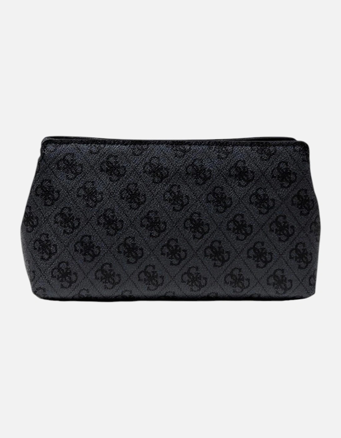 Printed Shoulder Bag with Zip Fastening Women - Black