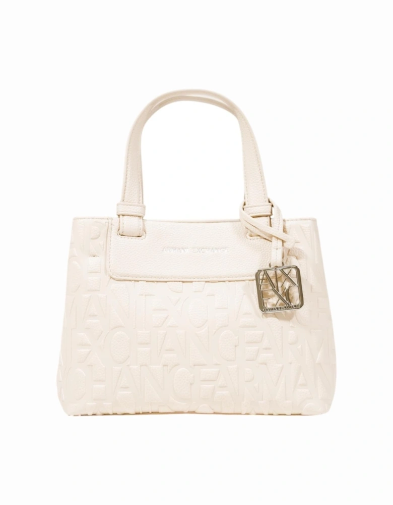 Handbag with Shoulder Strap and Inside Pockets Women - Beige Bags