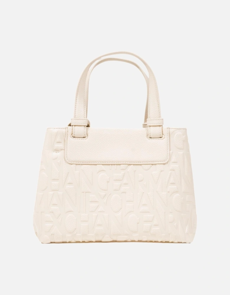 Handbag with Shoulder Strap and Inside Pockets Women - Beige Bags
