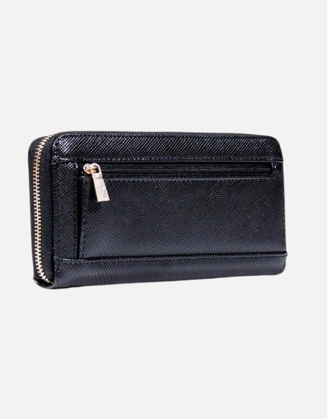 Zip-Around Wallet with Multiple Pockets Women - Black