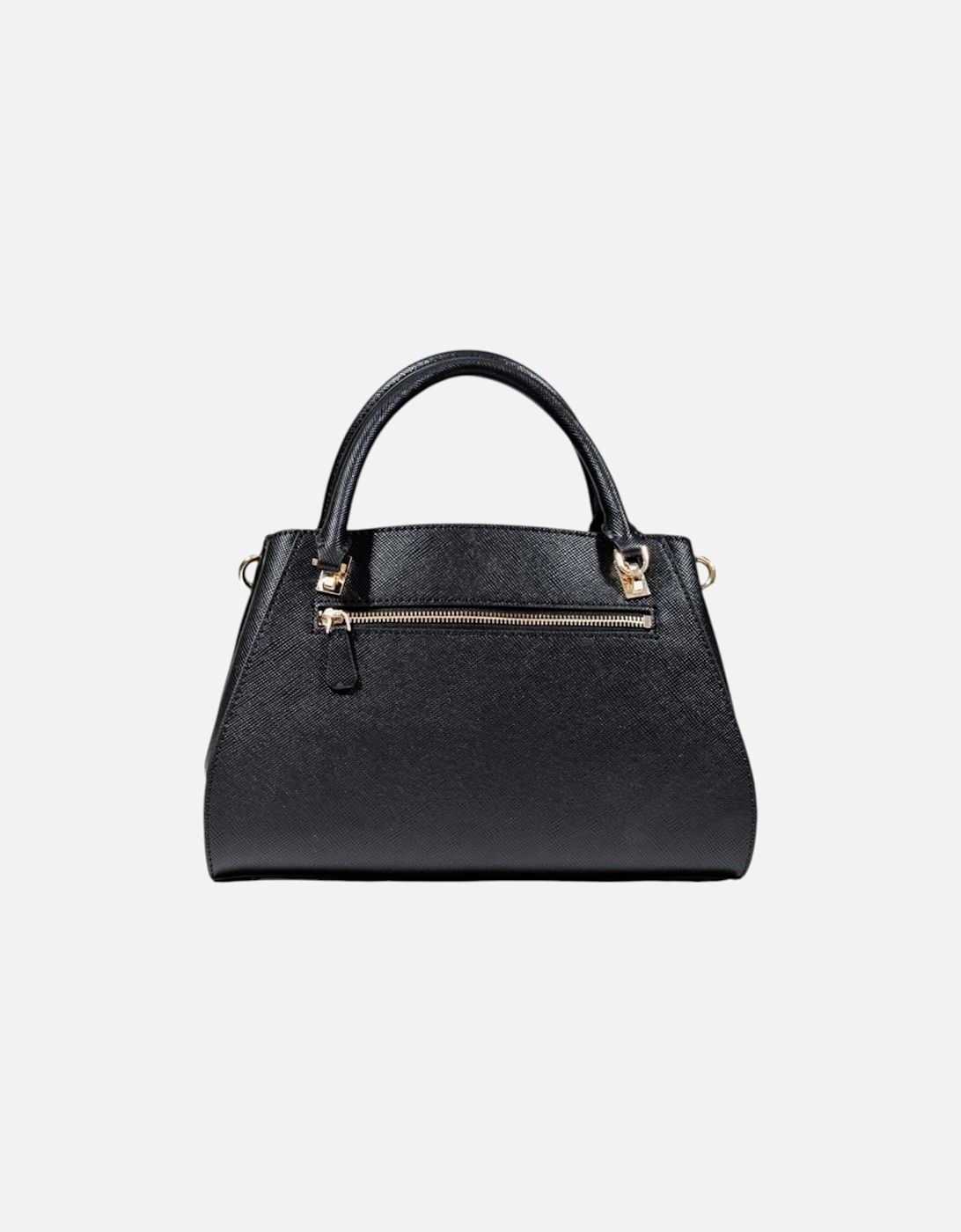 Handbag with Zip and Shoulder Strap Women - Black Bags