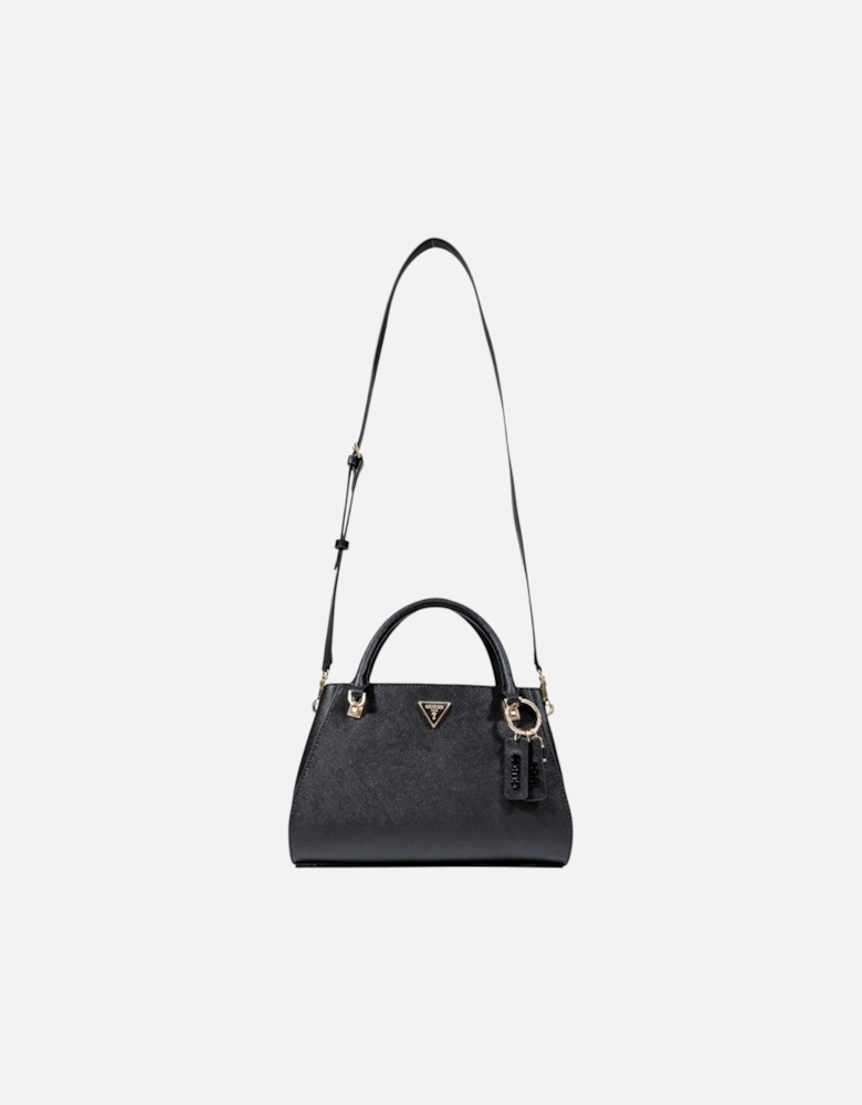 Handbag with Zip and Shoulder Strap Women - Black Bags