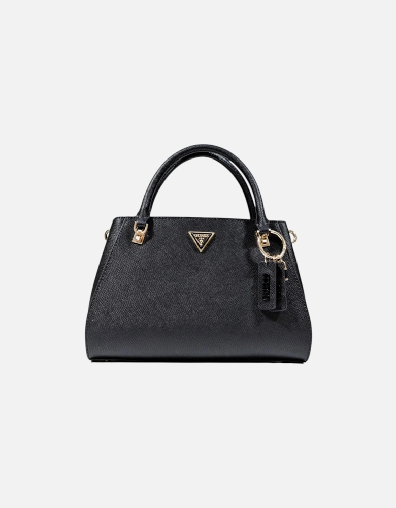 Handbag with Zip and Shoulder Strap Women - Black Bags
