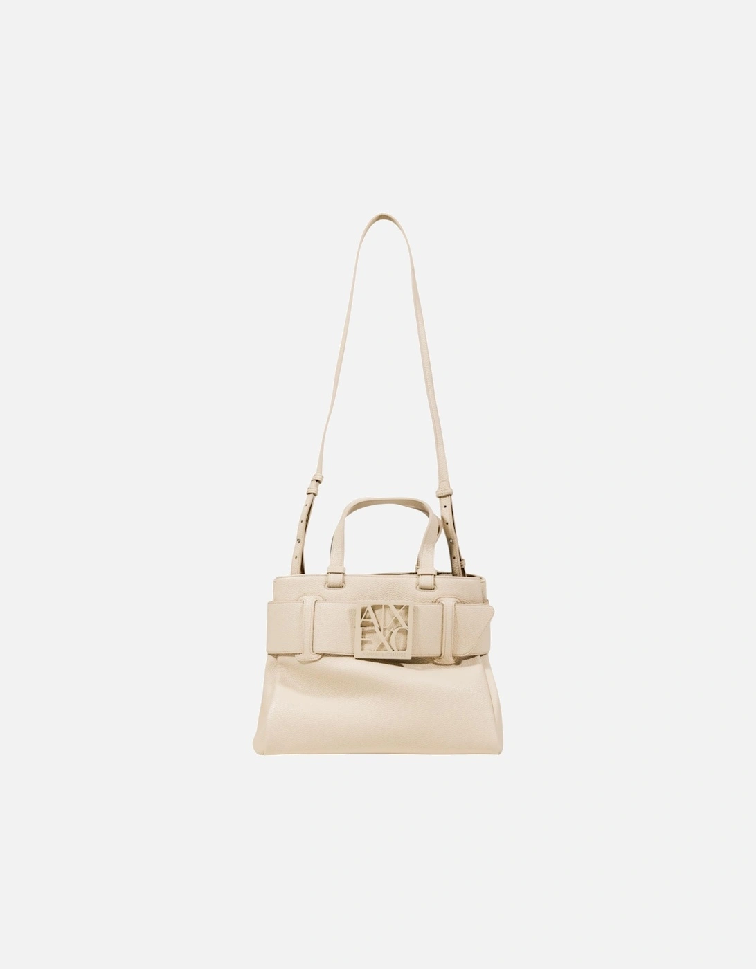 Handbag with Shoulder Strap and Zip Fastening Women - Beige Bags, 4 of 3