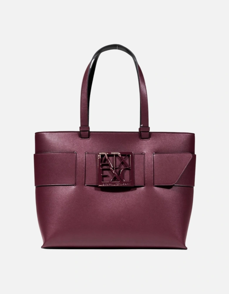 Handbag with Zip and Inside Pockets Women - Bordeaux Bags