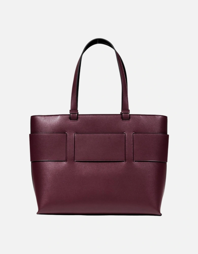 Handbag with Zip and Inside Pockets Women - Bordeaux Bags