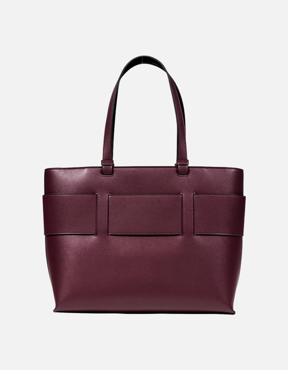 Handbag with Zip and Inside Pockets Women - Bordeaux Bags