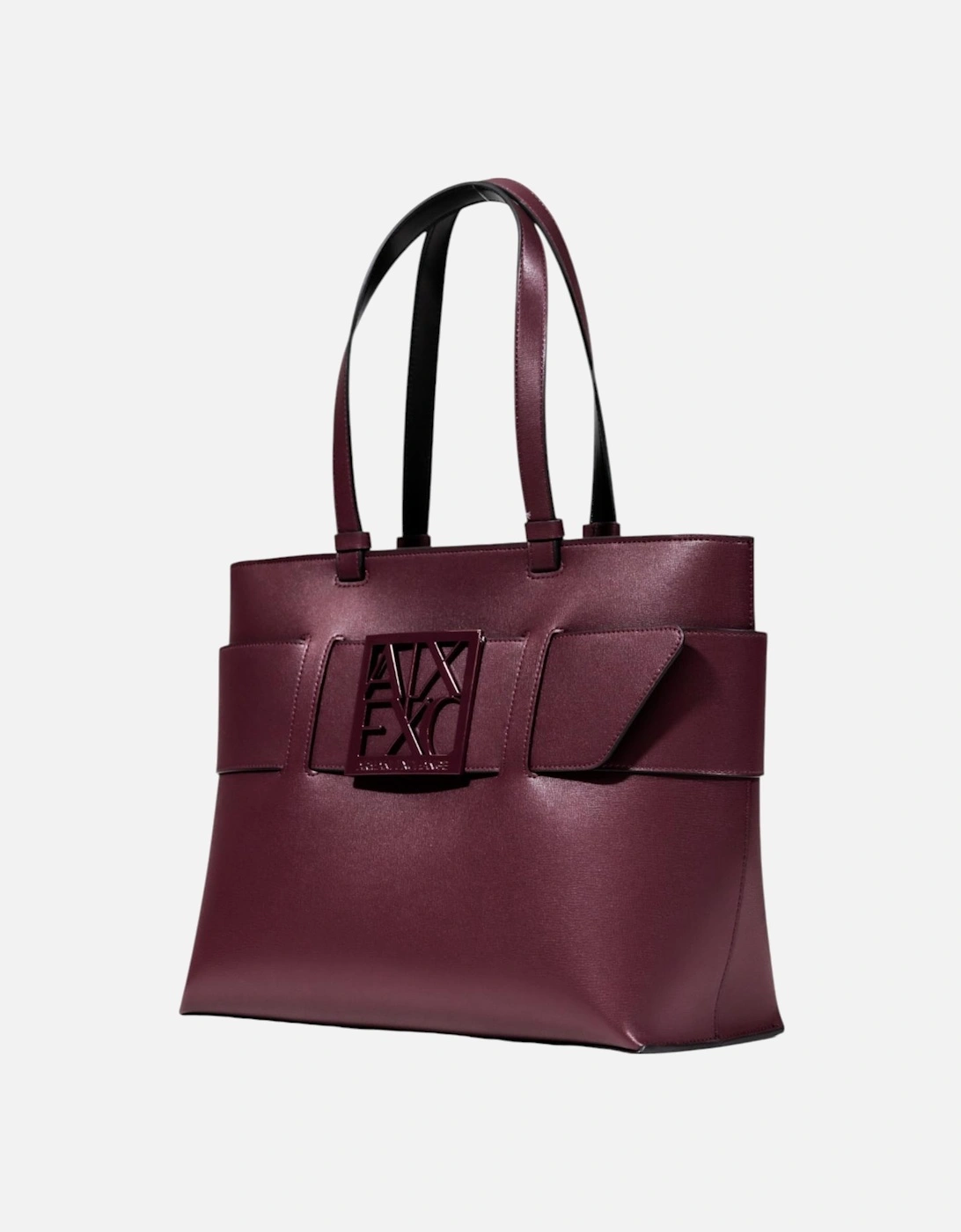 Handbag with Zip and Inside Pockets Women - Bordeaux Bags