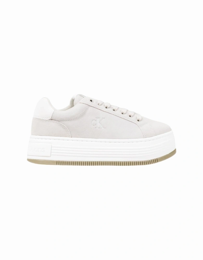 Suede Lace-Up Sneakers Women - Grey