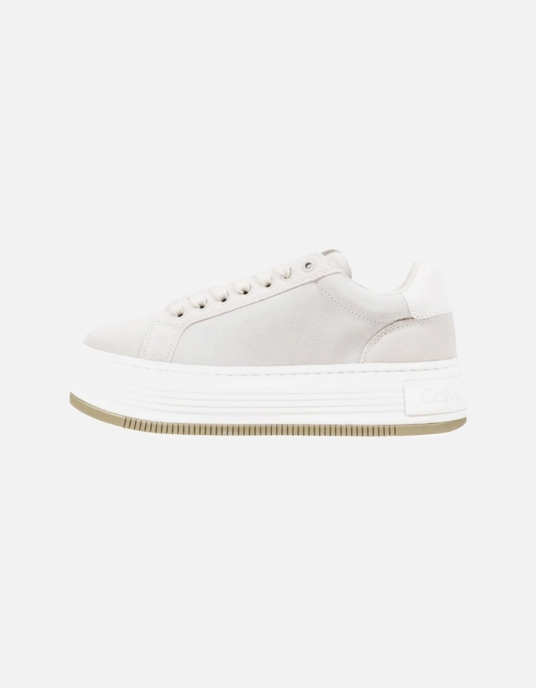 Suede Lace-Up Sneakers Women - Grey