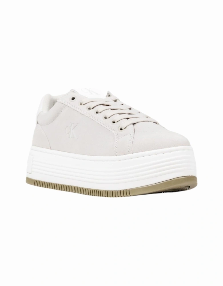 Suede Lace-Up Sneakers Women - Grey