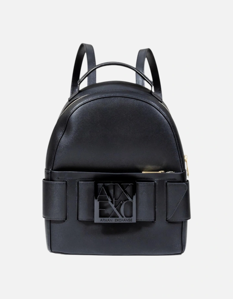 Zip Fastening Rucksack with Multiple Pockets Women - Black Bags