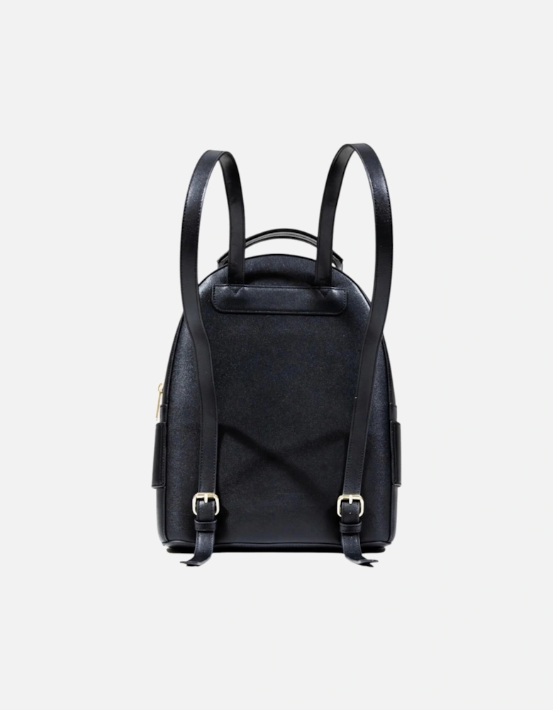 Zip Fastening Rucksack with Multiple Pockets Women - Black Bags