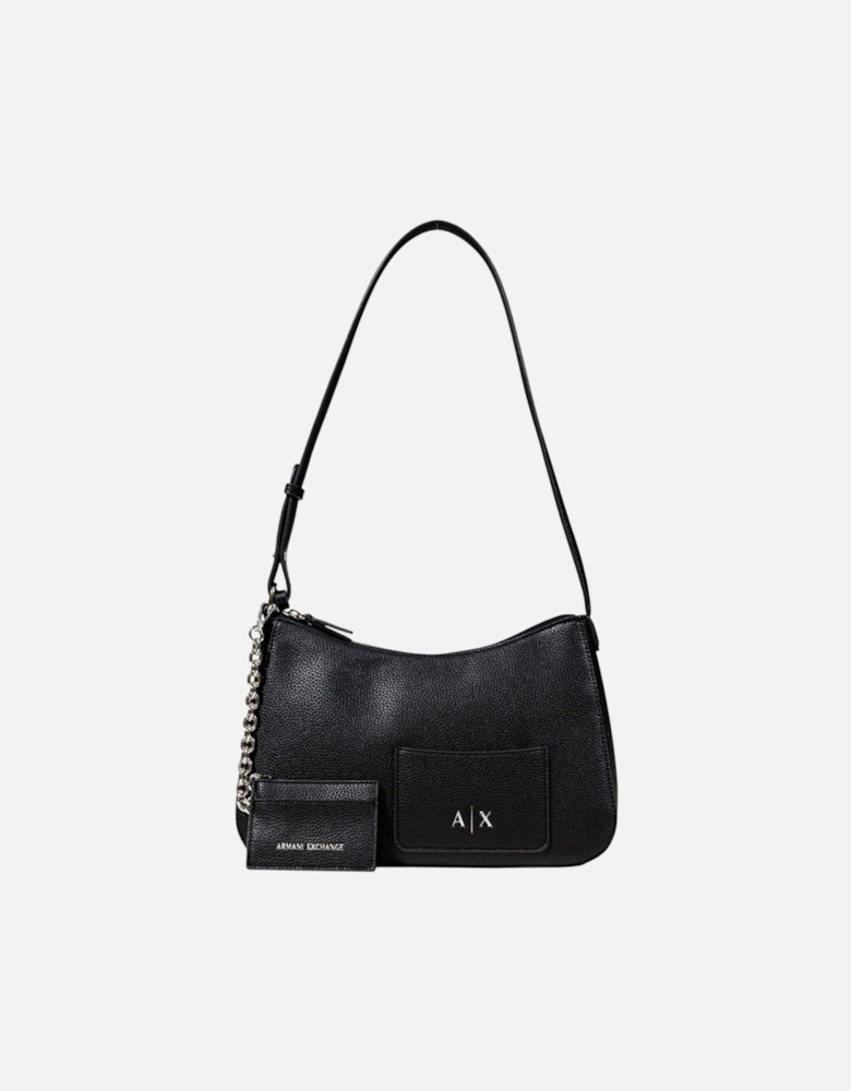 Printed Handbag with Inside Pockets Women - Black Bags