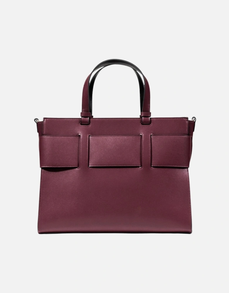 Handbag with Shoulder Strap and Inside Pockets Women - Purple Bags
