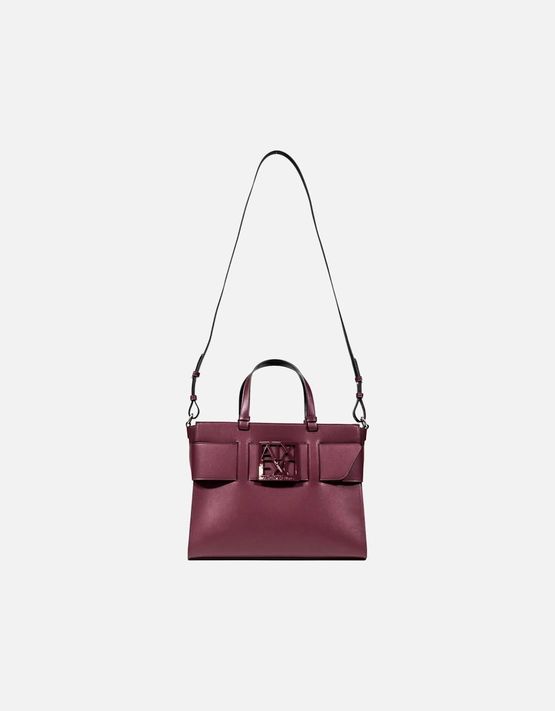 Armani Exchange Women's Purple Handbag With Shoulder Strap And Inside Pockets - Bags - Size: One Size