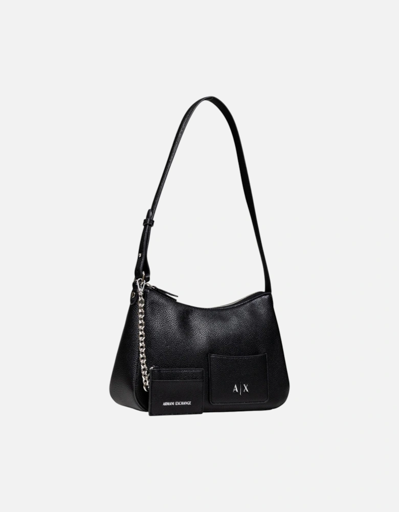 Printed Handbag with Inside Pockets Women - Black Bags