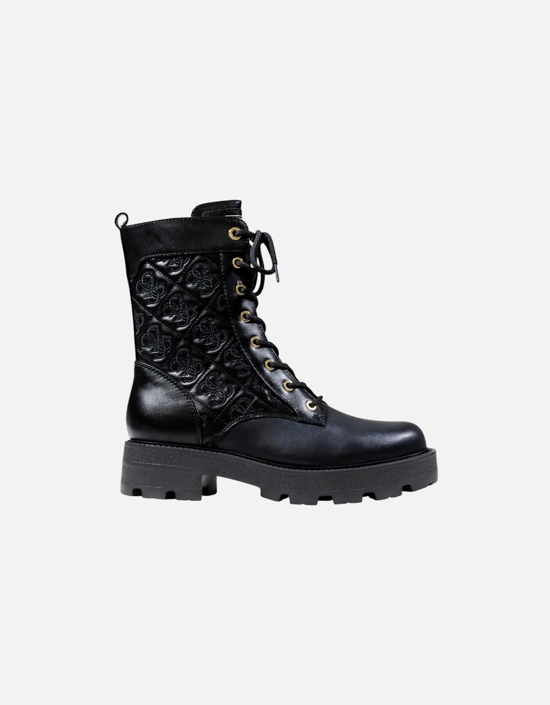 Zip Fastening Polyurethane Boots Women - Black, 4 of 3