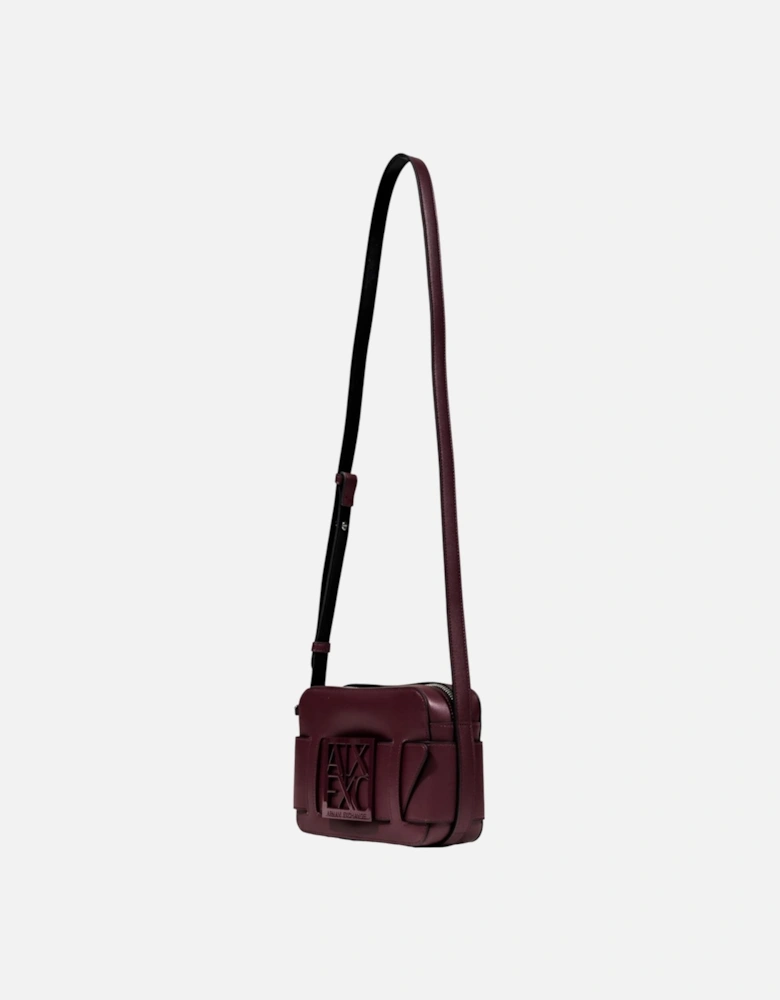 Shoulder Bag with Zip and Inside Pockets Women - Bordeaux