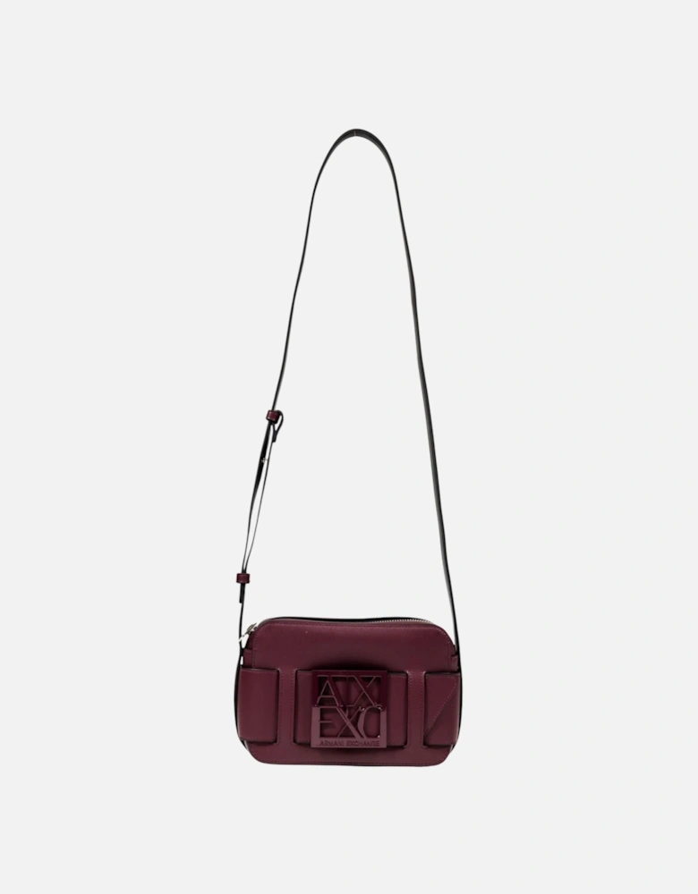 Shoulder Bag with Zip and Inside Pockets Women - Bordeaux