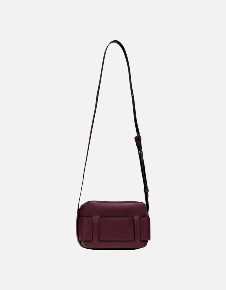 Shoulder Bag with Zip and Inside Pockets Women - Bordeaux