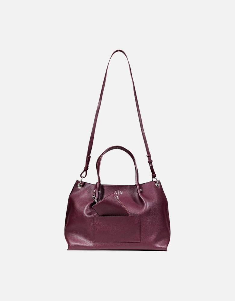 Handbag with Shoulder Strap and Inside Pockets Women - Bordeaux Bags