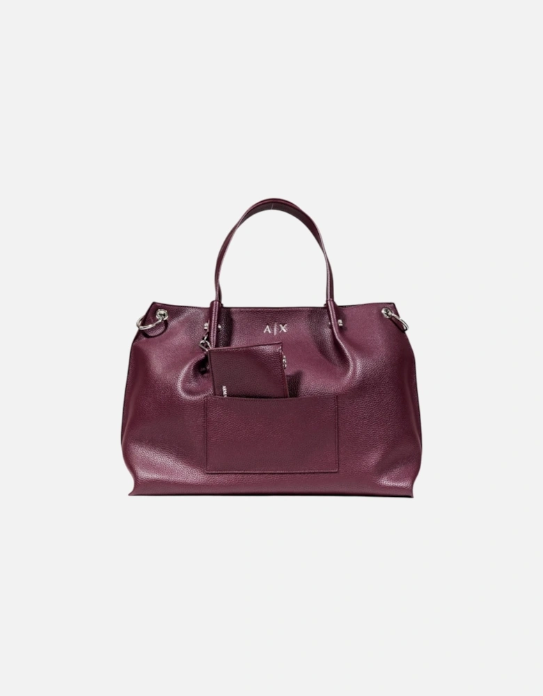 Handbag with Shoulder Strap and Inside Pockets Women - Bordeaux Bags