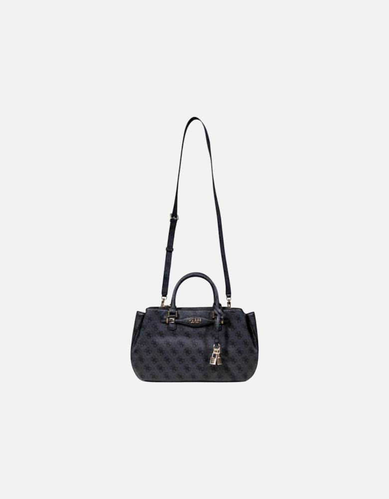 Handbag with Shoulder Strap and Print Women - Grey Bags