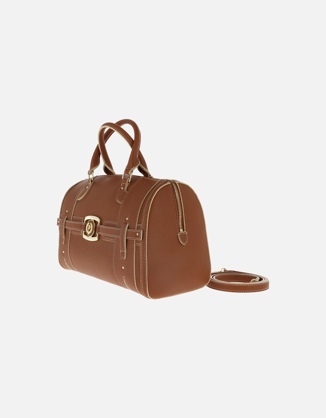 Handbag with Shoulder Strap and Zip Fastening Women - Brown Bags
