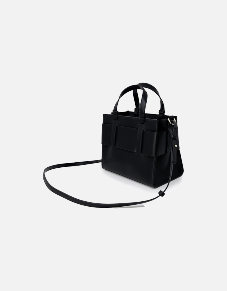 Handbag with Shoulder Strap and Inside Pockets Women - Black Bags