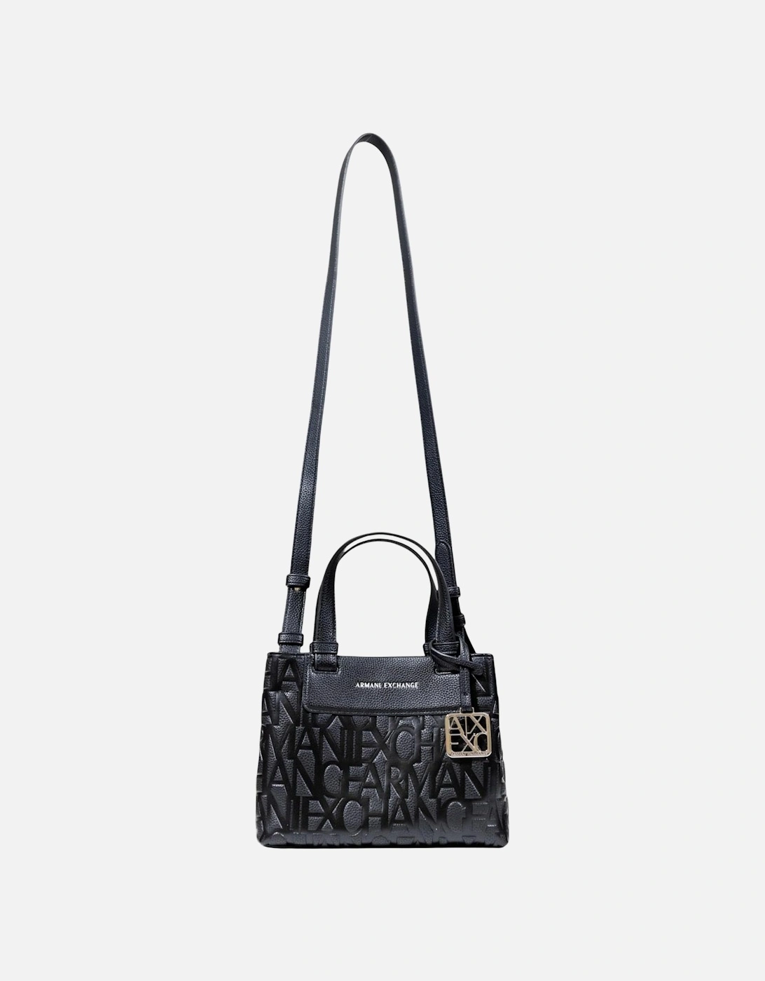 Armani Exchange Women's Black Handbag With Shoulder Strap And Inside Pockets - Bags - Size: One Size