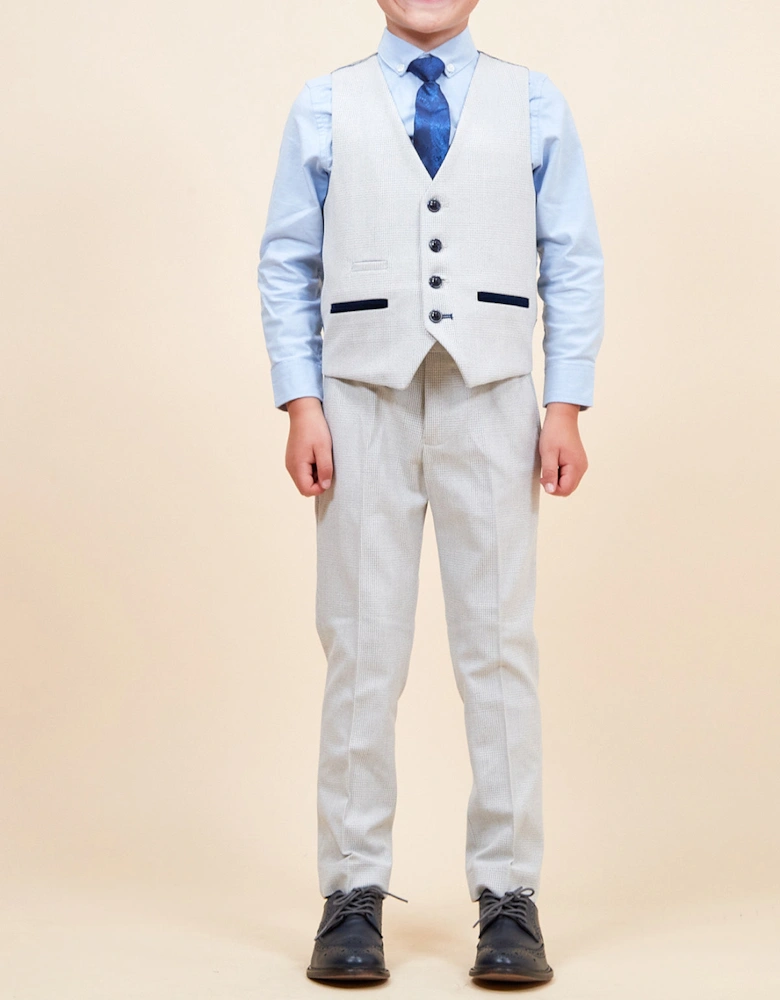Bromley Kids 3pc Suit - Stone
