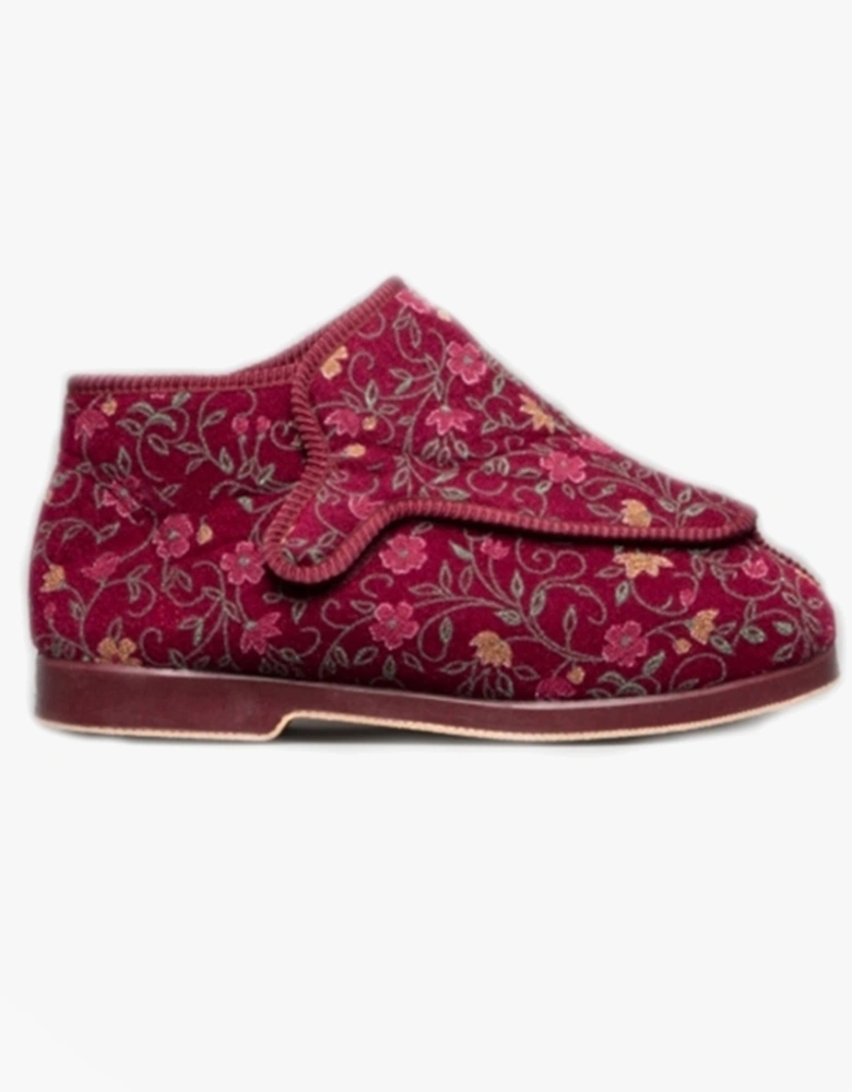 RHONA Womens Boot Slippers Wine