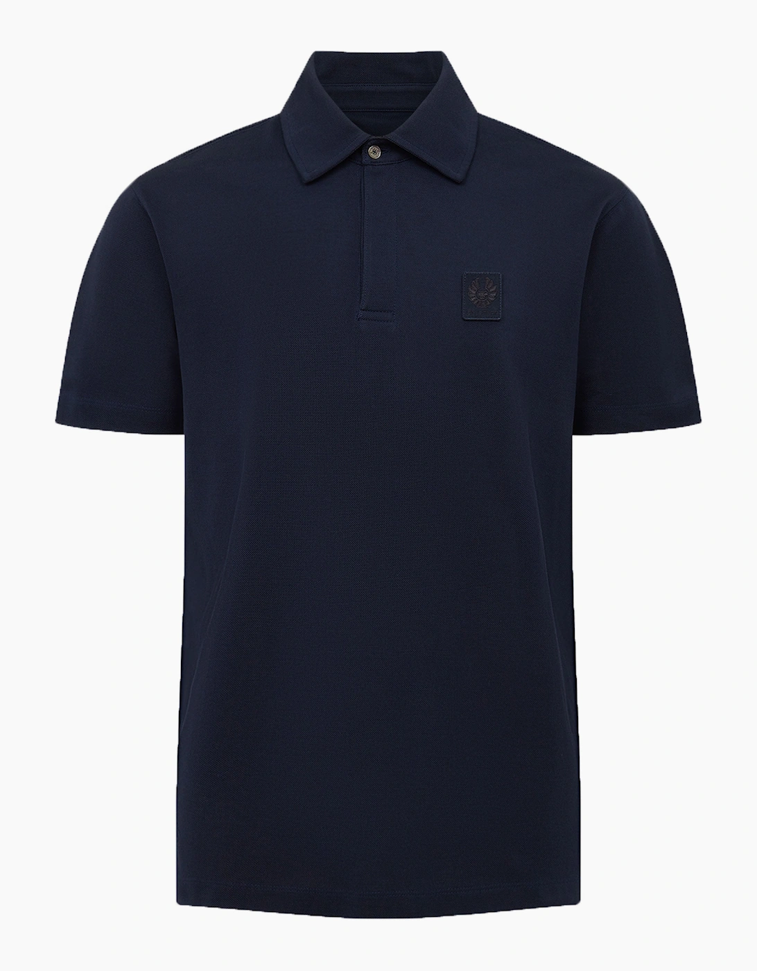 Men's Belstaff Curator Polo Shirt Dark Ink - Navy - Size: 42
