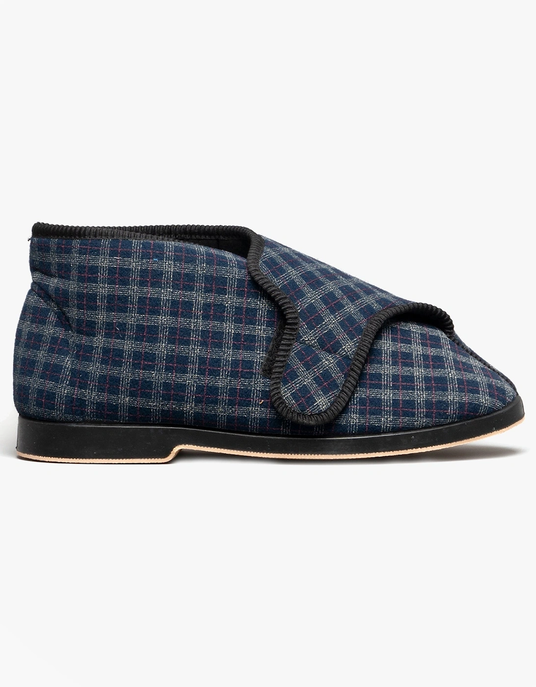 KESWICK Mens Boot Slippers Navy, 7 of 6