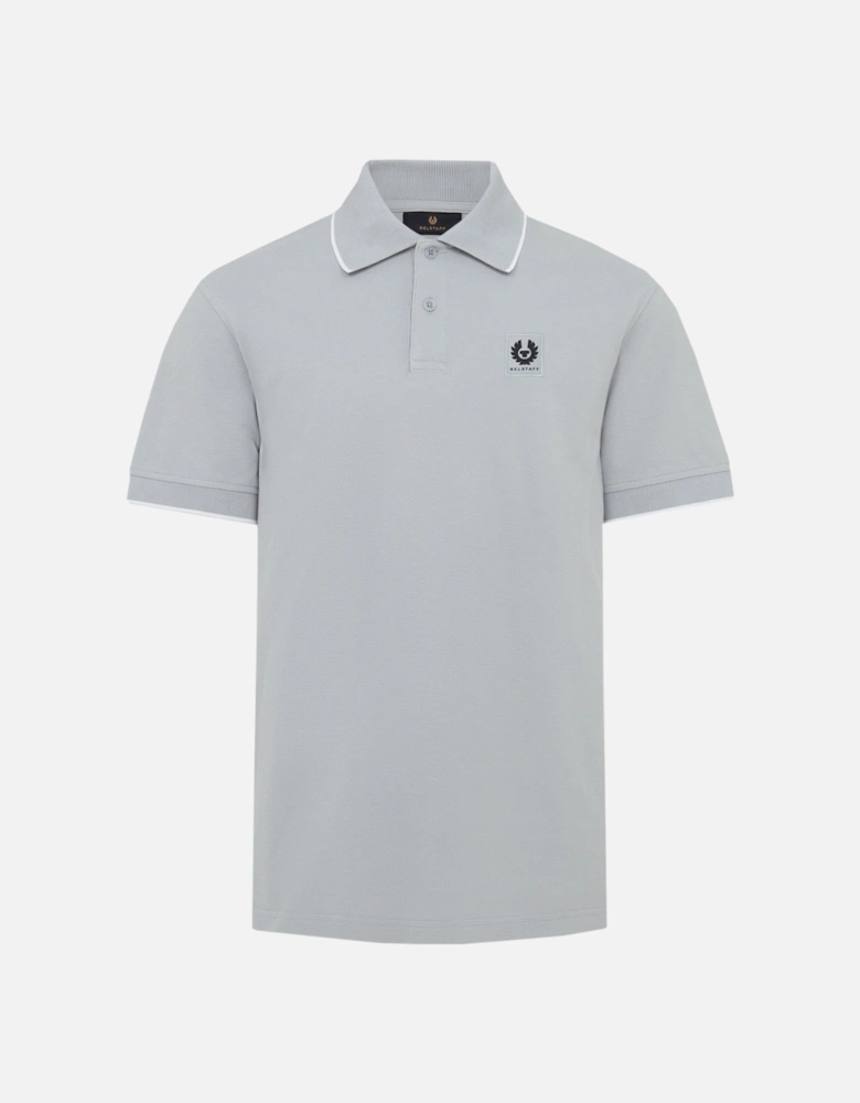 Tipped Polo Shirt Quarry Blue