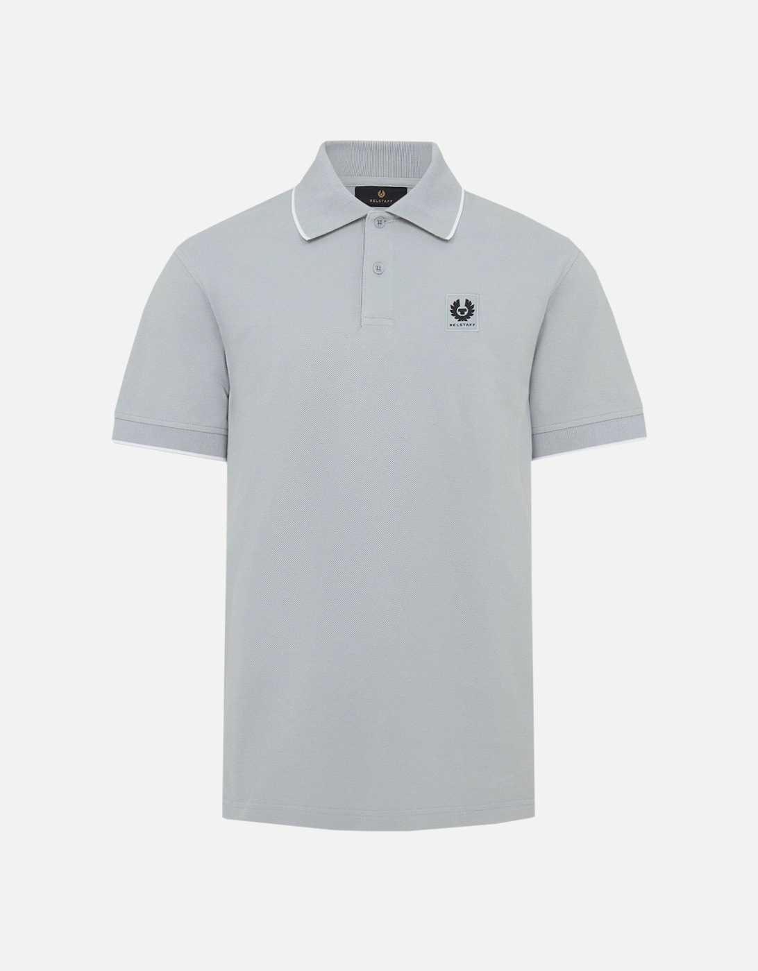 Tipped Polo Shirt Quarry Blue, 4 of 3