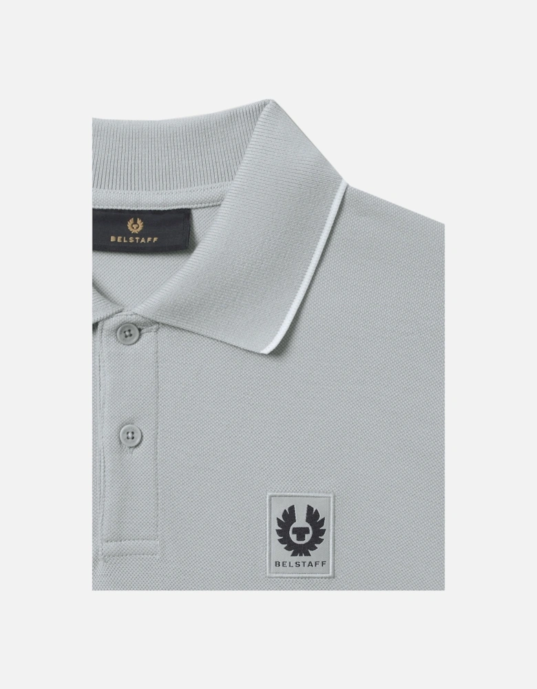 Tipped Polo Shirt Quarry Blue
