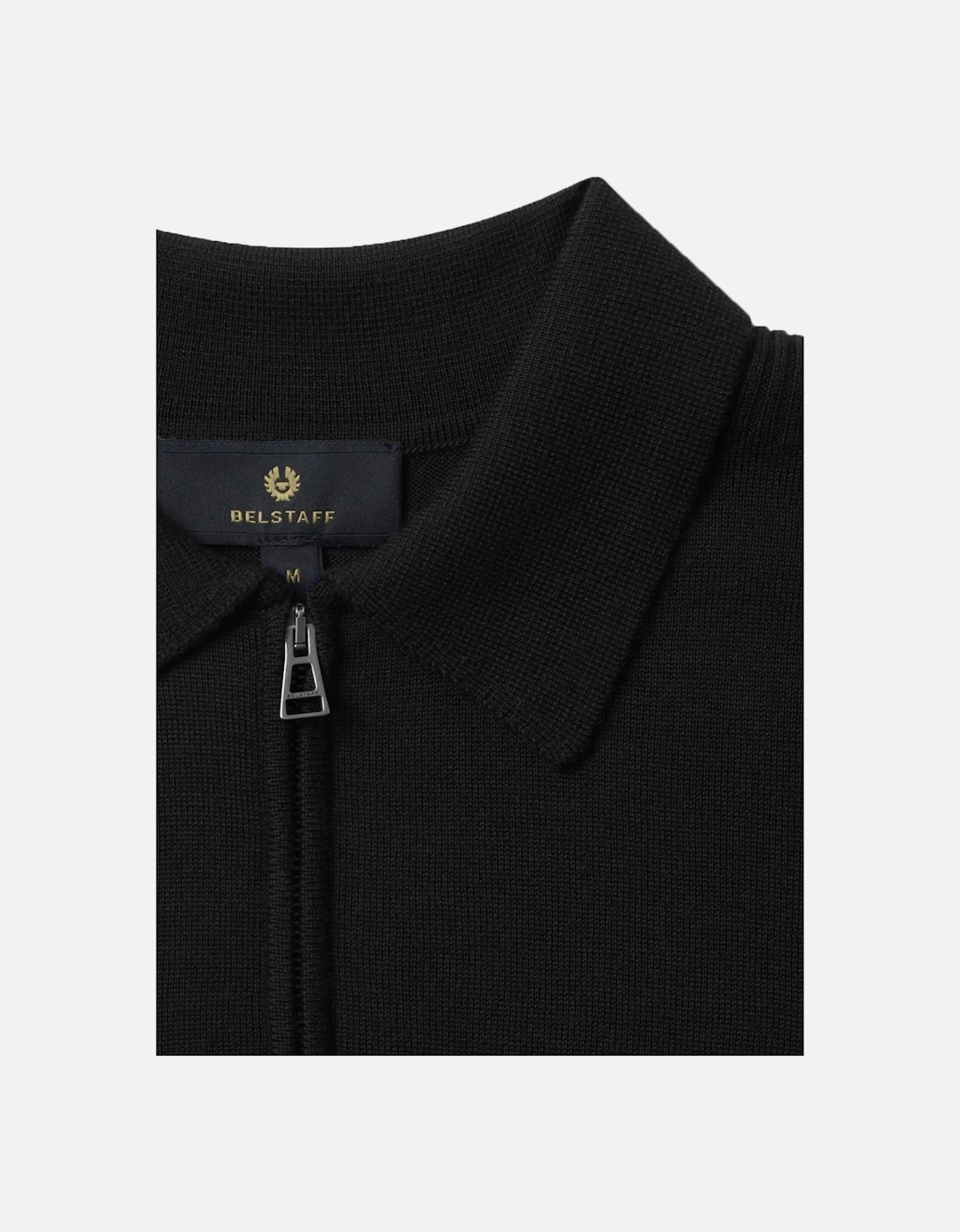 Kyle Knitted Polo Shirt Black
