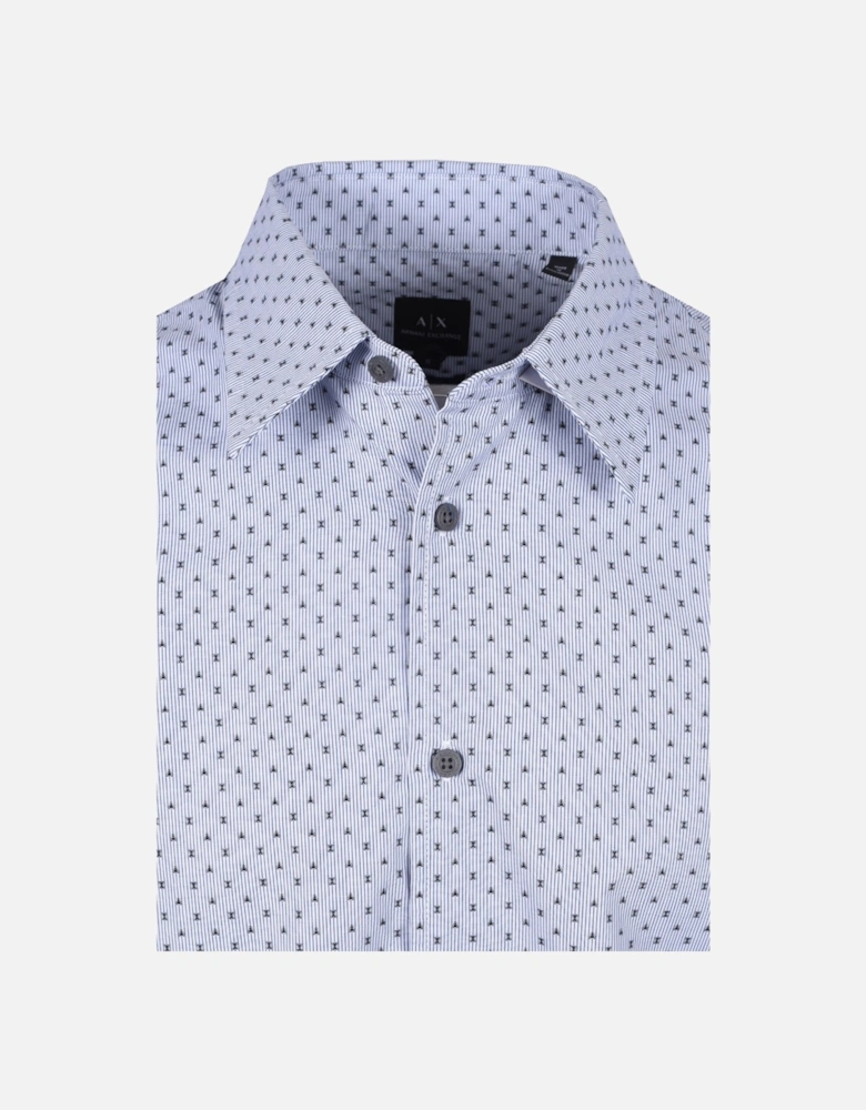 Shirt Blue Patterned